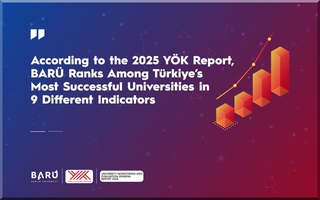 BARÜ ranks among Türkiye’s most successful universities in 9 indicators according to the 2025 Council of Higher Education (YÖK) Report