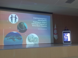 Hocalarımız Bartın Arkeolojisi ile ilgili bildiri sundu.