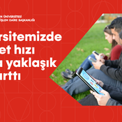 Üniversitemizde internet hızı 5 yılda yaklaşık 9 kat arttı Fotograflar 0