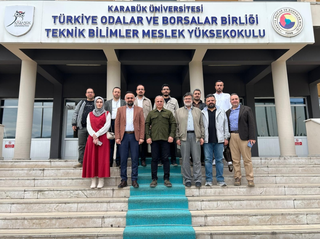 A visit was made to Karabük University TOBB Technical Sciences Vocational School.