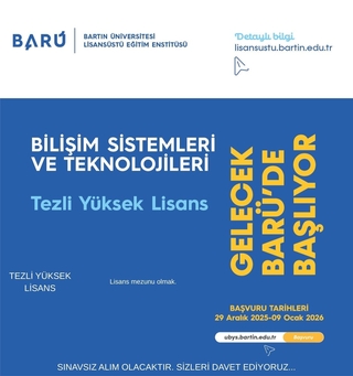 Bilişim Sistemleri ve Teknolojileri Tezli Yüksek Lisans Programı Başvuruları Başladı