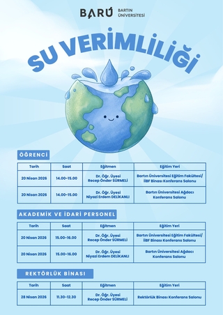 Üniversitemizde Eş Zamanlı Su Verimliliği Eğitimleri Verildi