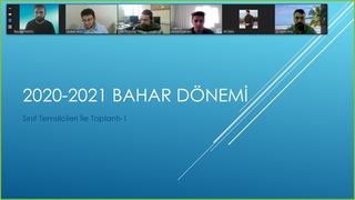 A Meeting was Held with Class and Department Student Representatives