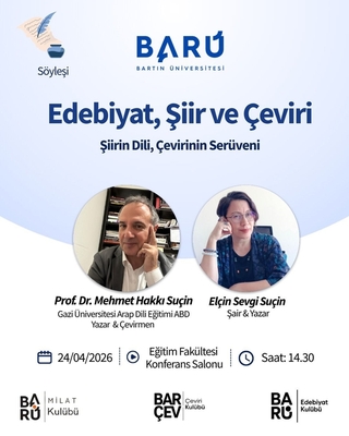“Literature, Poetry, and Translation” Talk Held at Bartın University