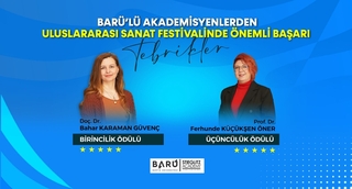 Akademisyenlerimiz Uluslararası Sanat Festivalinde Önemli Başarıya İmza Attı
