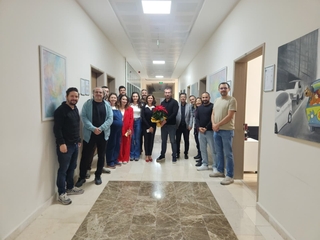 Öğretim Elemanımız Gökhan Savaş'a Tebrik Ziyareti