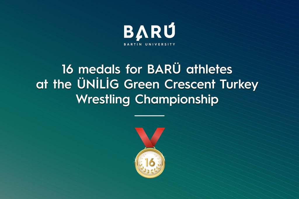 16 medals for BARÜ athletes at the ÜNİLİG Green Crescent Turkey Wrestling Championship Kapak