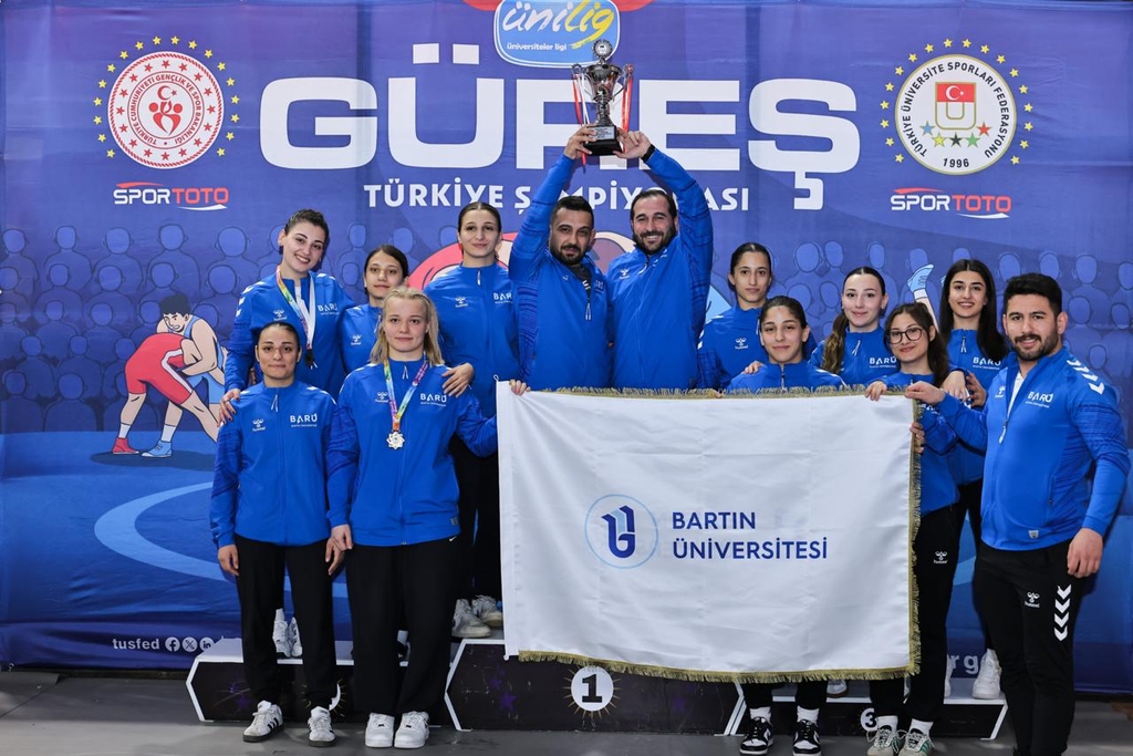 16 medals for BARÜ athletes at the ÜNİLİG Green Crescent Turkey Wrestling Championship Kapak