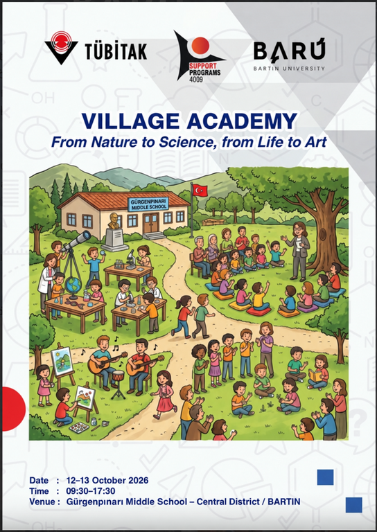 BARÜ’s TÜBİTAK-Supported “Village Academy” to Bring Science and Art to Rural Communities Kapak