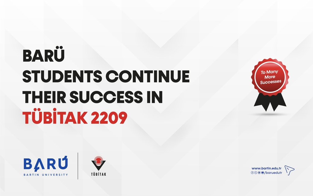 BARÜ Students Continue Their Success in TÜBİTAK 2209 Programs Kapak