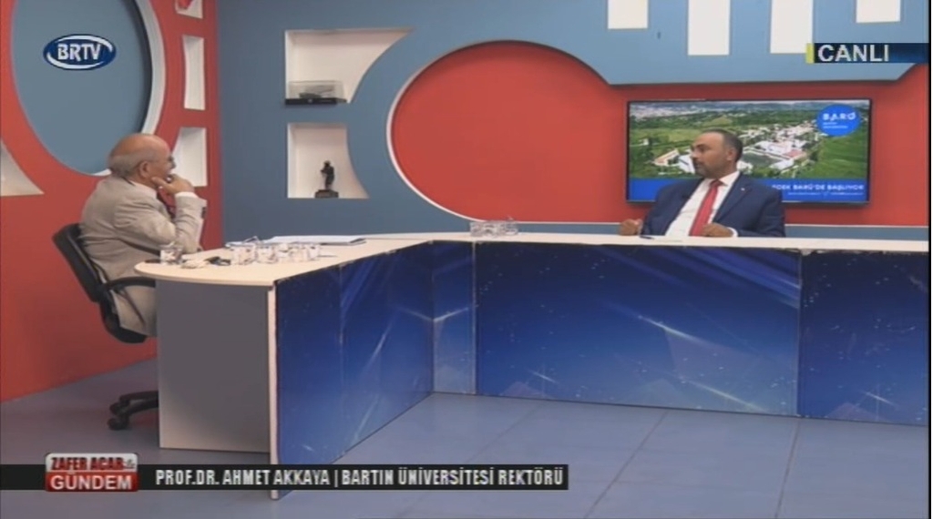 Rector Akkaya Discussed BARÜ’s Achievements and Future Vision on BRTV Kapak