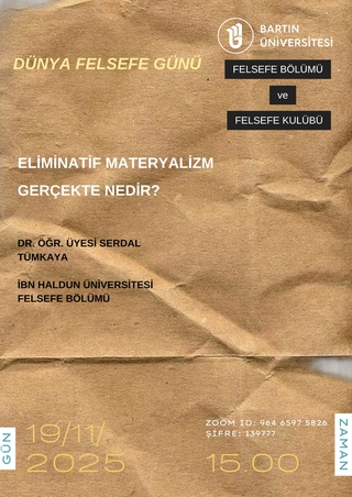 Dünya Felsefe Günü Etkinliği Yapıldı