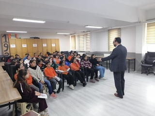 TÜBİTAK Bilim Söyleşileri Kapsamında Geleceğin Teknolojileri Öğrencilerle Buluştu