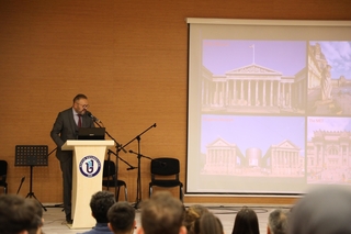 In Honor of  Great Atatürk an event titled Atatürk and Archaeology was hosted at the conference hall of BARU Administration Building