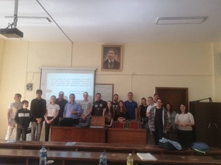 Prof. Dr. Yenal Ünal made a presentation in Bulgaria within the scope of Erasmus+.
