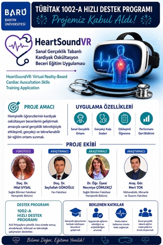 Bartın University Receives TÜBİTAK Support for Virtual Reality-Supported Nursing Education