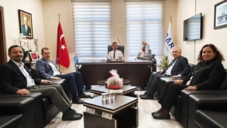 Rektör Yardımcısı olarak atanan Prof. Dr. Yafes YILDIZ'a hayırlı olsun ziyaretinde bulunuldu