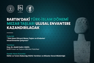 Bartın’daki Türk-İslam Dönemi mezar taşları ulusal envantere kazandırılacak