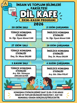 DİL KAFE 2026 Devam Ediyor!