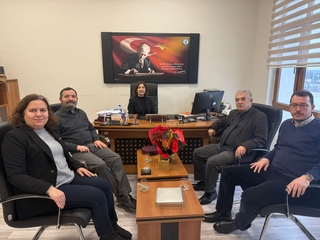 A congratulatory visit was paid to Assoc. Prof. Dr. Emine Umay GENÇ on her appointment as the Legal Counsel of our University