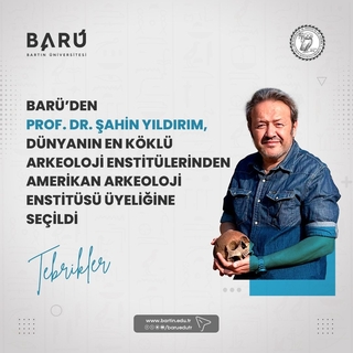 Prof. Dr. Şahin Yıldırım from Bartın University Elected to the Archaeological Institute of America