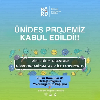 Bartın Üniversitesi Bilimsel Araştırma Kulübü’nden Yeni Bir Proje: “Minik Bilim İnsanları: Mikroorganizmalarım ile Tanışıyorum”