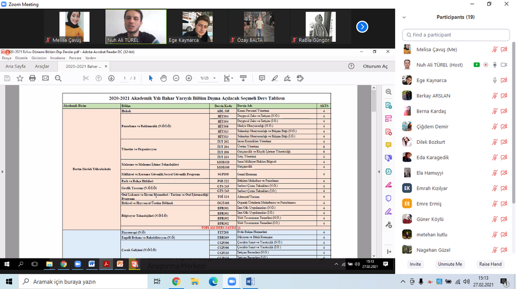 2. Sınıf Öğrencilerine Ders Seçimi, Kayıtlanma ve Mevzuat Bilgilendirme Toplantısı Fotograflar 4