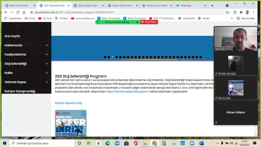 1. Sınıf Öğrencilerine Kariyer Planlama, Uygulama ve Araştırma Merkezine Erişim ile Mezun Bilgi Sistemi Hakkında Bilgilendirme Fotograflar 4