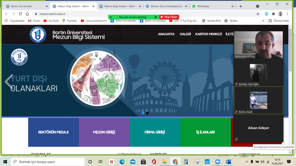 1. Sınıf Öğrencilerine Kariyer Planlama, Uygulama ve Araştırma Merkezine Erişim ile Mezun Bilgi Sistemi Hakkında Bilgilendirme Fotograflar 5