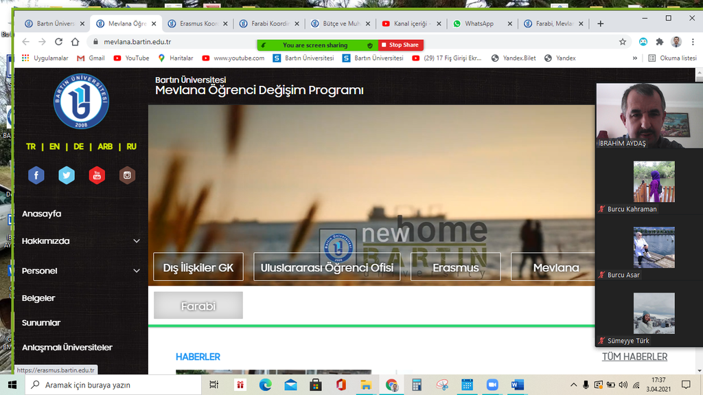1. Sınıf Öğrencilerine Erasmus, Farabi ve Mevlana Gibi Değişim Programlarına Yönelik Bilgilendirme Fotograflar 2