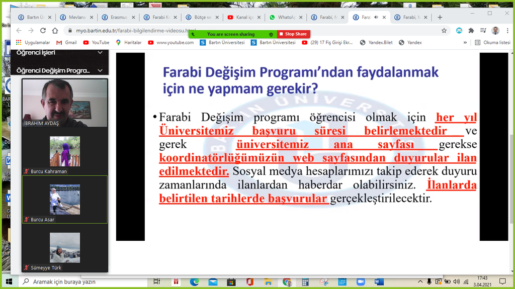 1. Sınıf Öğrencilerine Erasmus, Farabi ve Mevlana Gibi Değişim Programlarına Yönelik Bilgilendirme Fotograflar 5