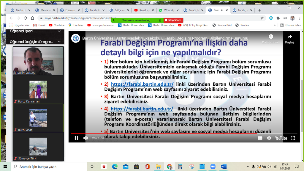 1. Sınıf Öğrencilerine Erasmus, Farabi ve Mevlana Gibi Değişim Programlarına Yönelik Bilgilendirme Fotograflar 7