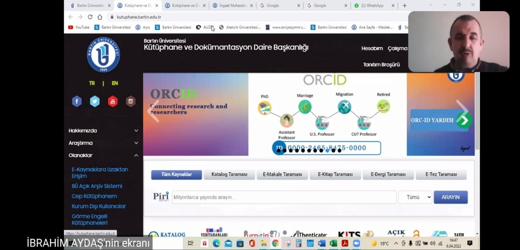 2022 Bahar Dönemi 1. Akademik Danışmanlık Toplantısı Gerçekleştirildi Fotograflar 1