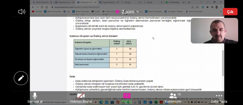 2022 Bahar Dönemi 1. Akademik Danışmanlık Toplantısı Gerçekleştirildi Fotograflar 3