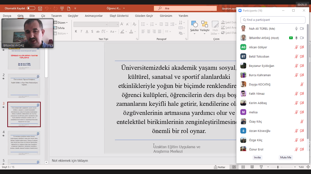 1. Sınıf Öğrencilerine Öğrenci Kulüplerinin Tanıtımı Fotograflar 1