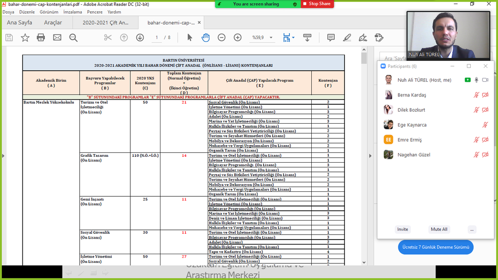 2. Sınıf Öğrencilerine Çift Anadal (ÇAP) ve Yandal Programları Konusunda Bilgilendirme Fotograflar 3