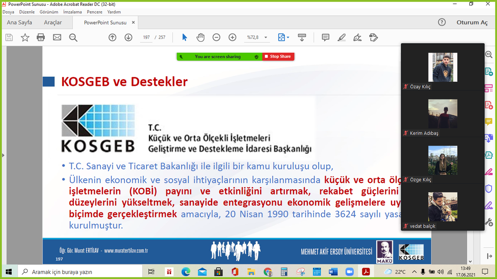 2022 Bahar Dönemi 3. Akademik Danışmanlık Toplantısı Gerçekleştirildi Fotograflar 7