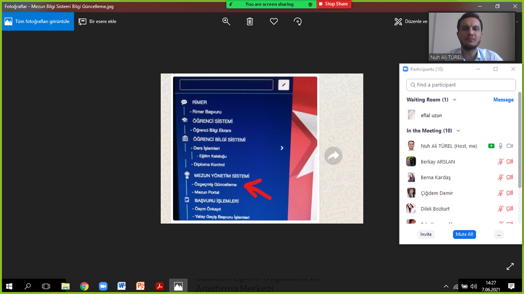 2. Sınıf Öğrencilerine Kariyer Planlama, Uygulama ve Araştırma Merkezine Erişim ile Mezun Bilgi Sistemi Hakkında Bilgilendirme Fotograflar 5