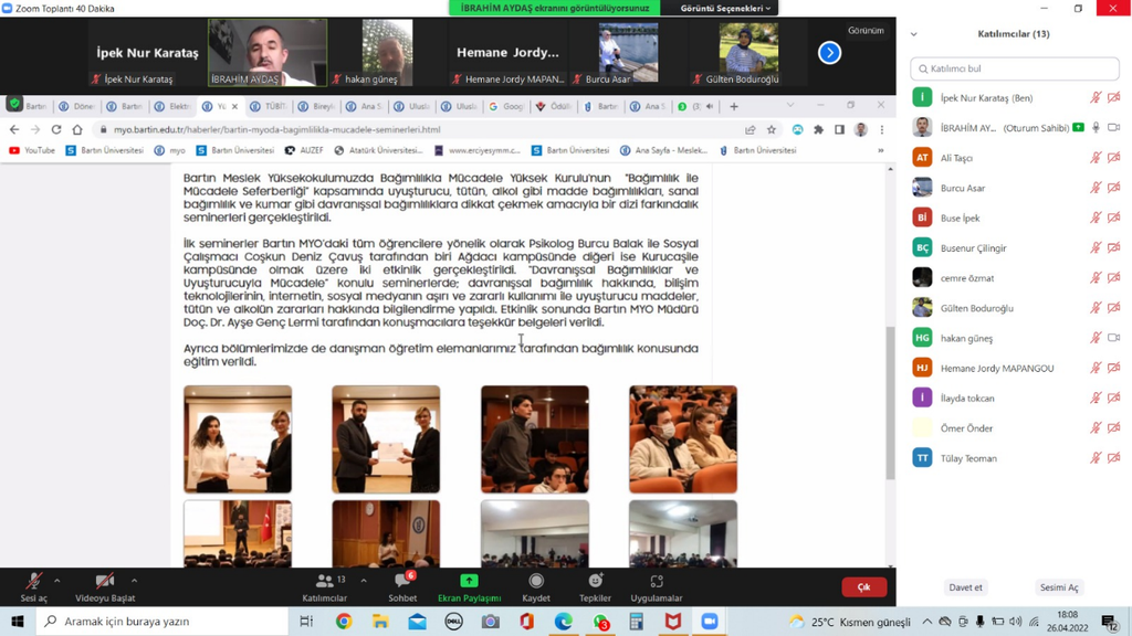 2022 Bahar Dönemi 2. Akademik Danışmanlık Toplantısı Gerçekleştirildi Fotograflar 12