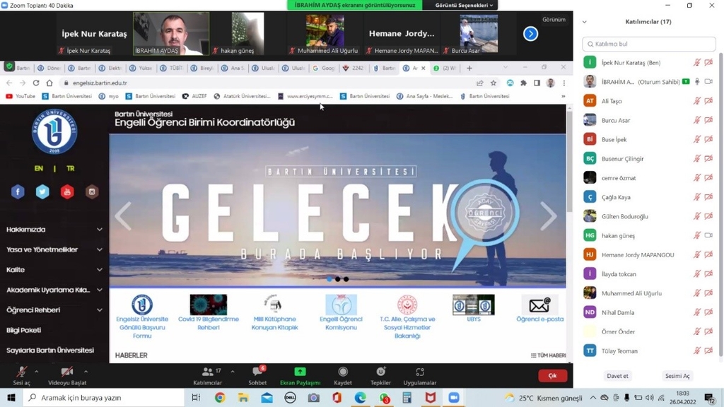 2022 Bahar Dönemi 2. Akademik Danışmanlık Toplantısı Gerçekleştirildi Fotograflar 5