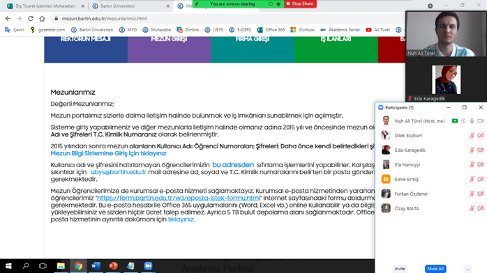 2. Sınıf Öğrencilerine Mezun Bilgi Sisteminin Aktif Kullanımı Konusunda Bilgilendirme Fotograflar 3