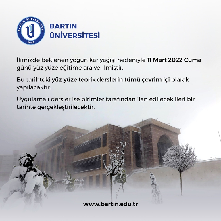 Önemli Duyuru!!! - Yüz Yüze Eğitime Ara Verilmesi Hakkında (11 Mart 2022) Fotograflar 0