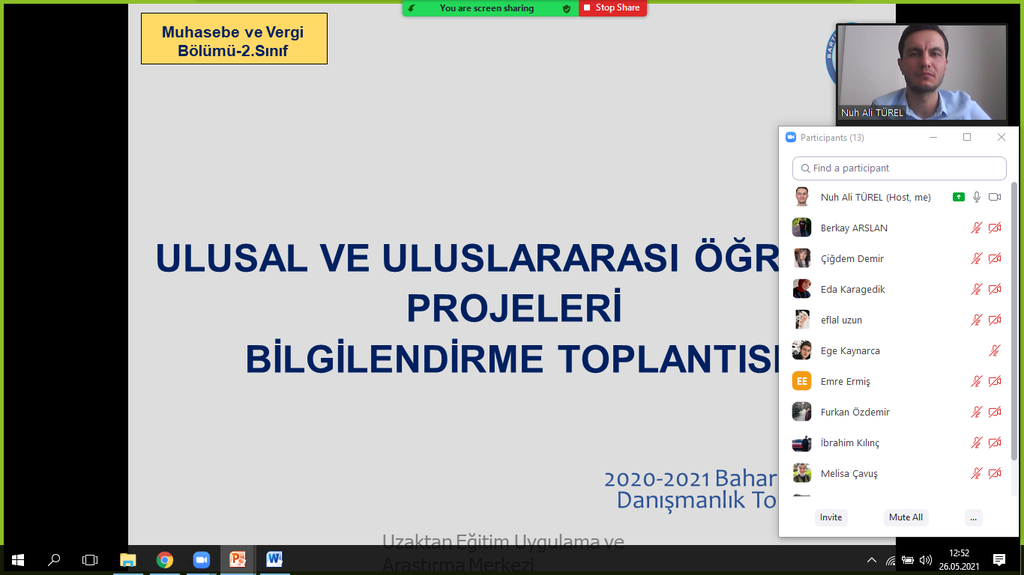 2. Sınıf Öğrencilerine Ulusal ve Uluslararası Öğrenci Projeleri Hakkında Bilgilendirme Fotograflar 0