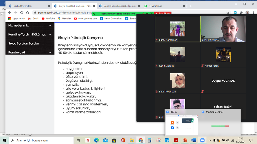 1. Sınıf Öğrencilerine Psikolojik Danışma ve Rehberlik Merkezi ile Engelli Öğrenci Birimine Erişim Konusunda Bilgilendirme Fotograflar 0