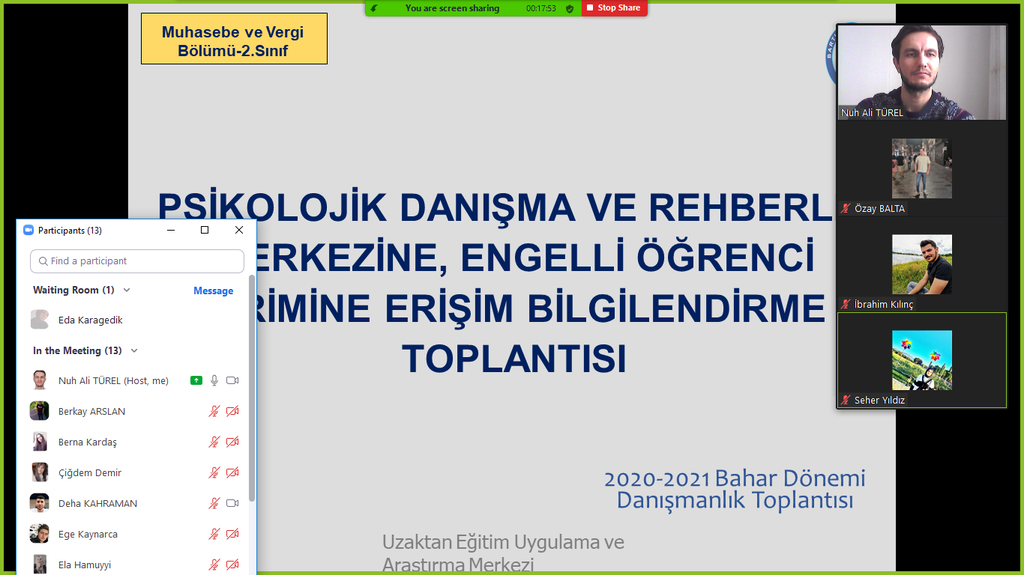 2. Sınıf Öğrencilerine Psikolojik Danışma ve Rehberlik Merkezi ile Engelli Öğrenci Birimine Erişim Konusunda Bilgilendirme Fotograflar 2