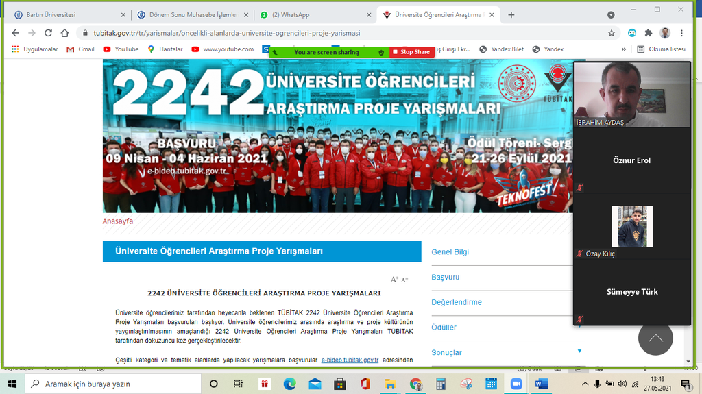 1. Sınıf Öğrencilerine Ulusal ve Uluslararası Öğrenci Projeleri Hakkında Bilgilendirme Fotograflar 4