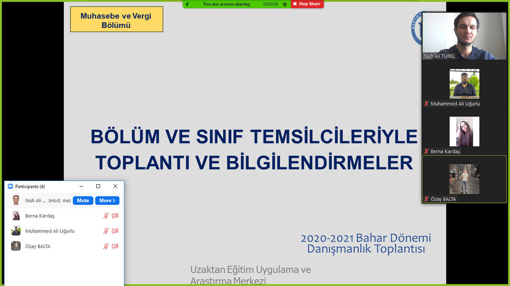 Bölüm ve Sınıf Öğrenci Temsilcileriyle Toplantı Fotograflar 2