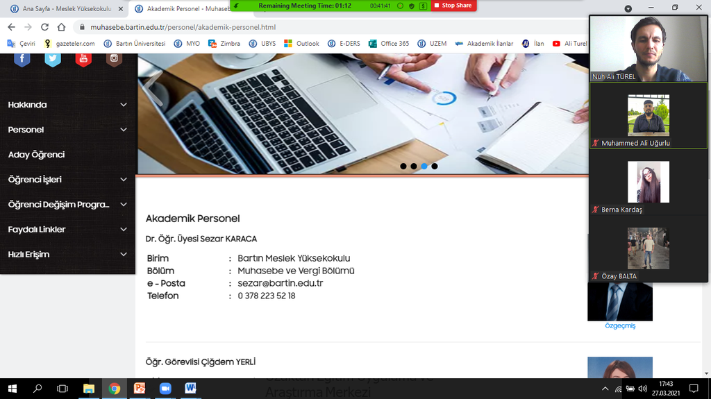 Bölüm ve Sınıf Öğrenci Temsilcileriyle Toplantı Fotograflar 5