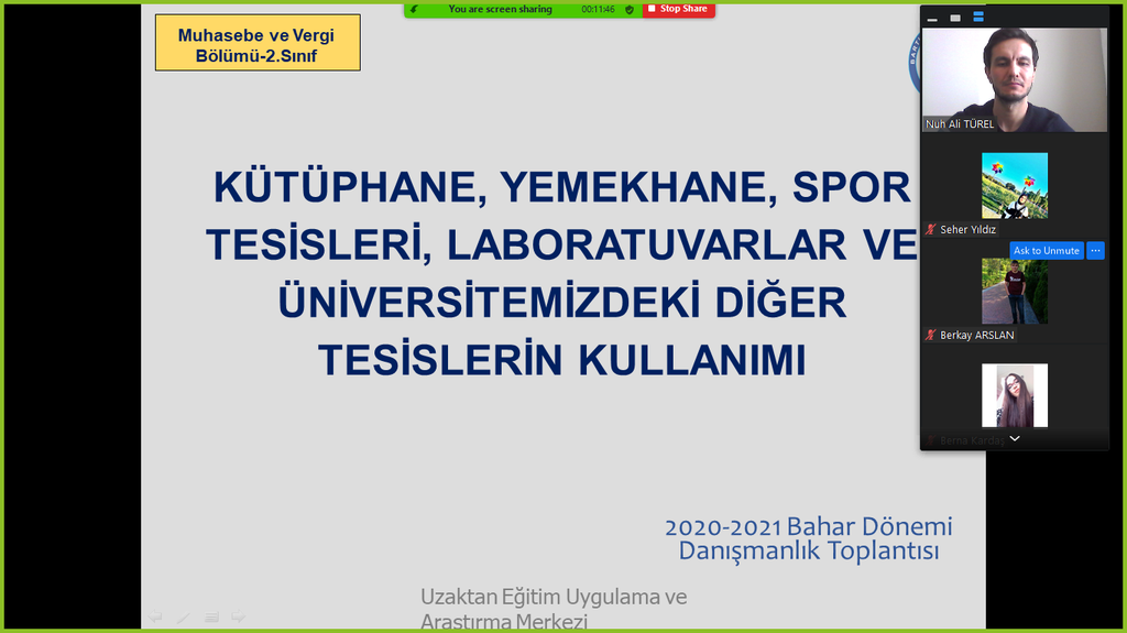 2. Sınıf Öğrencilerine Kütüphane ve Kurumdaki Diğer Tesislerin Kullanımı Hakkında Bilgilendirme Toplantısı Fotograflar 1