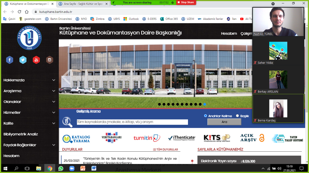 2. Sınıf Öğrencilerine Kütüphane ve Kurumdaki Diğer Tesislerin Kullanımı Hakkında Bilgilendirme Toplantısı Fotograflar 2